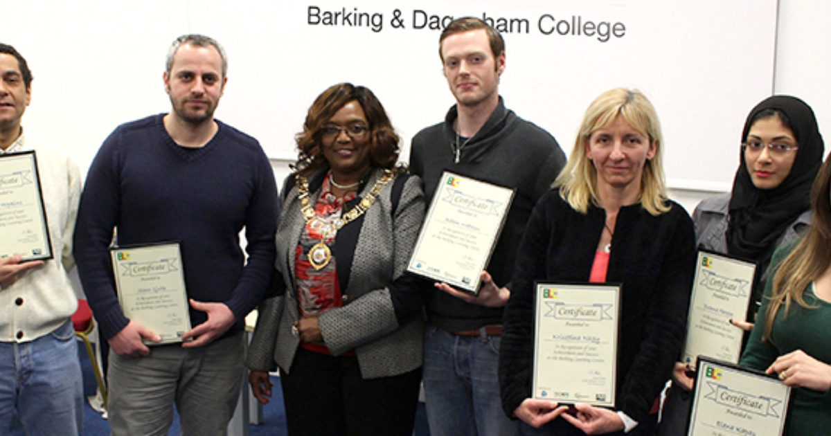 Barking and Dagenham residents… — Barking & Dagenham College