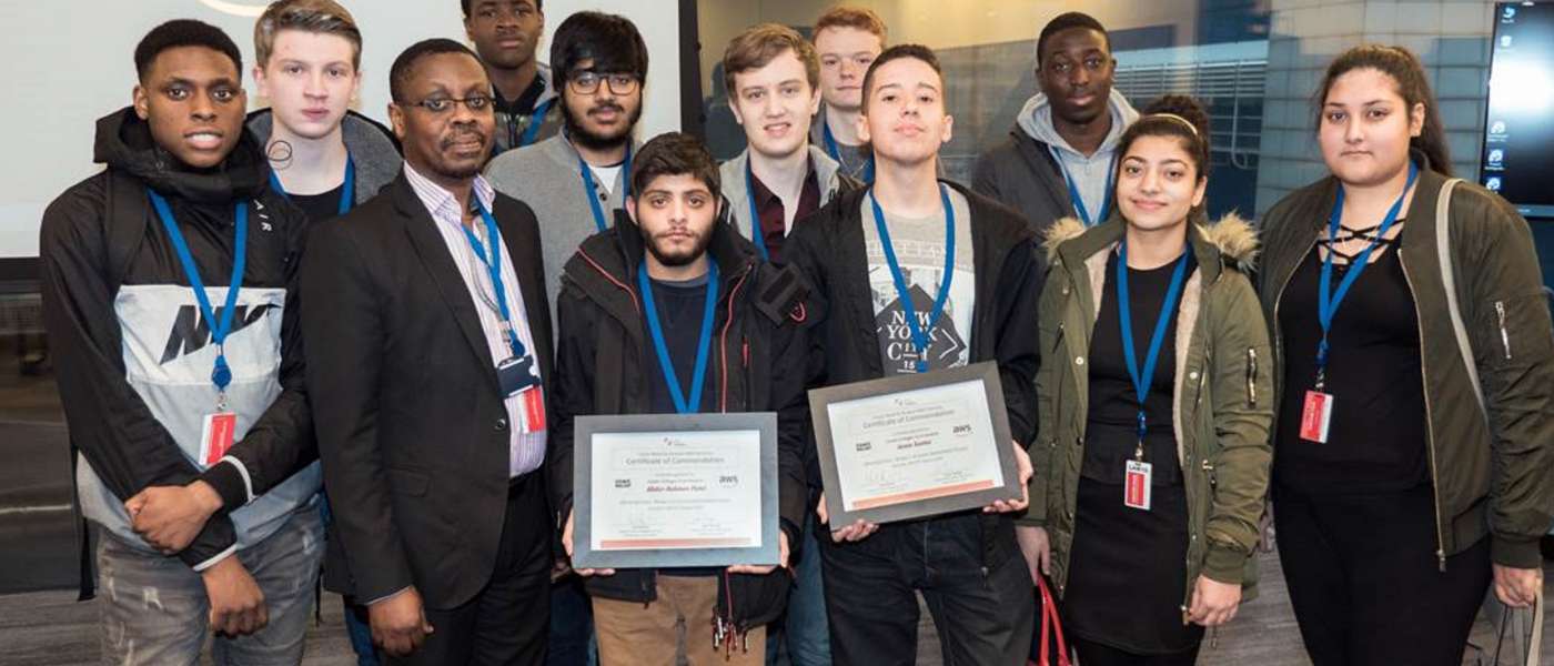 Barking dagenham college students briefed for industry project at amazon hq