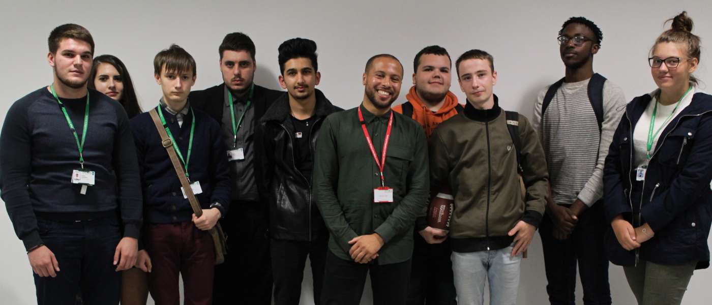 Barking dagenham college students were visited by well known writer and performance poet dean atta this week as part of the bbc student critics award
