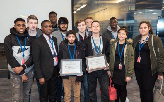 Barking dagenham college students briefed for industry project at amazon hq