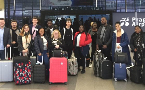 Thirteen business students from the technical skills academy in barking got the chance to practice their linguistic and business skills in the czech republic