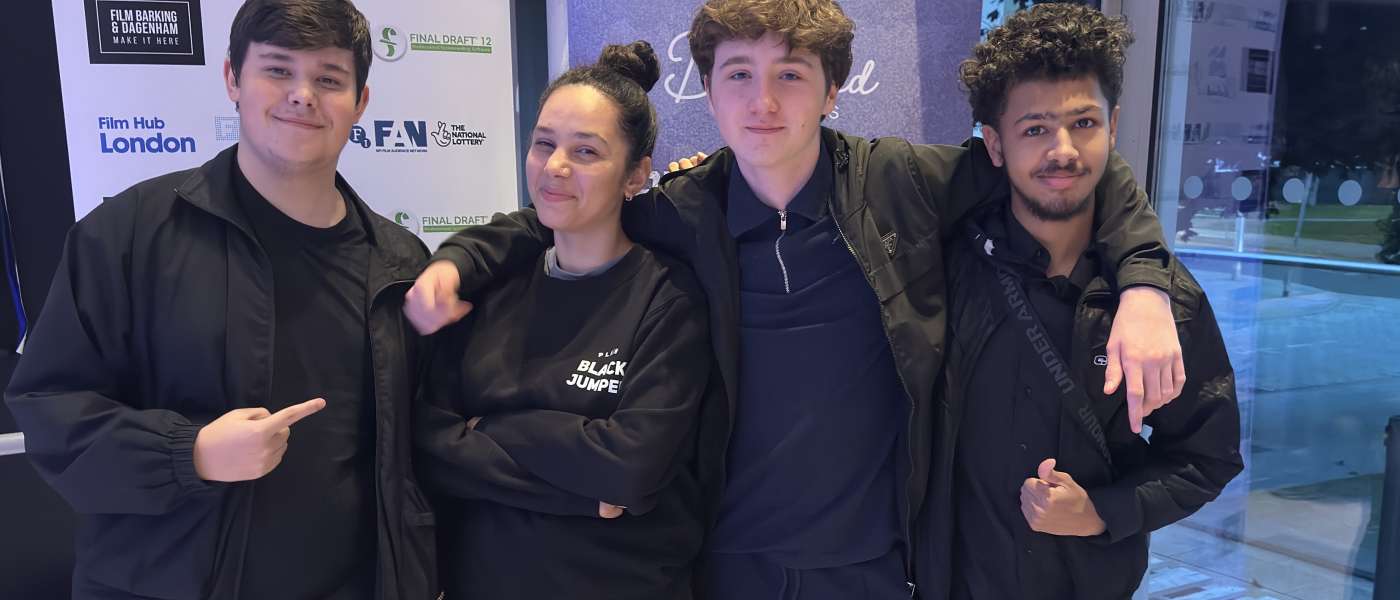 College students helped out at The World Cinema Film Festival in Barking