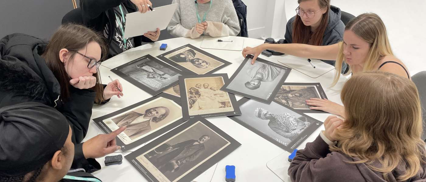 Photography students curated a pop up archive of 19th century photographs 1