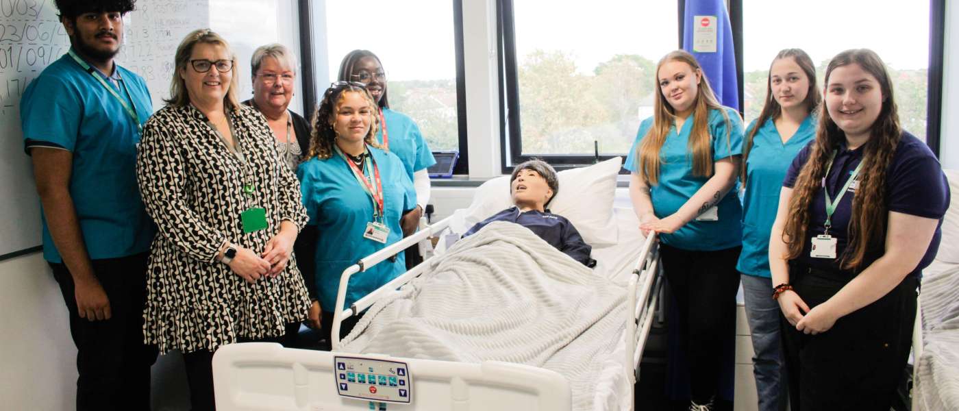 Barking Dagenham Colleges remarkable new health suite is home to three patients 6