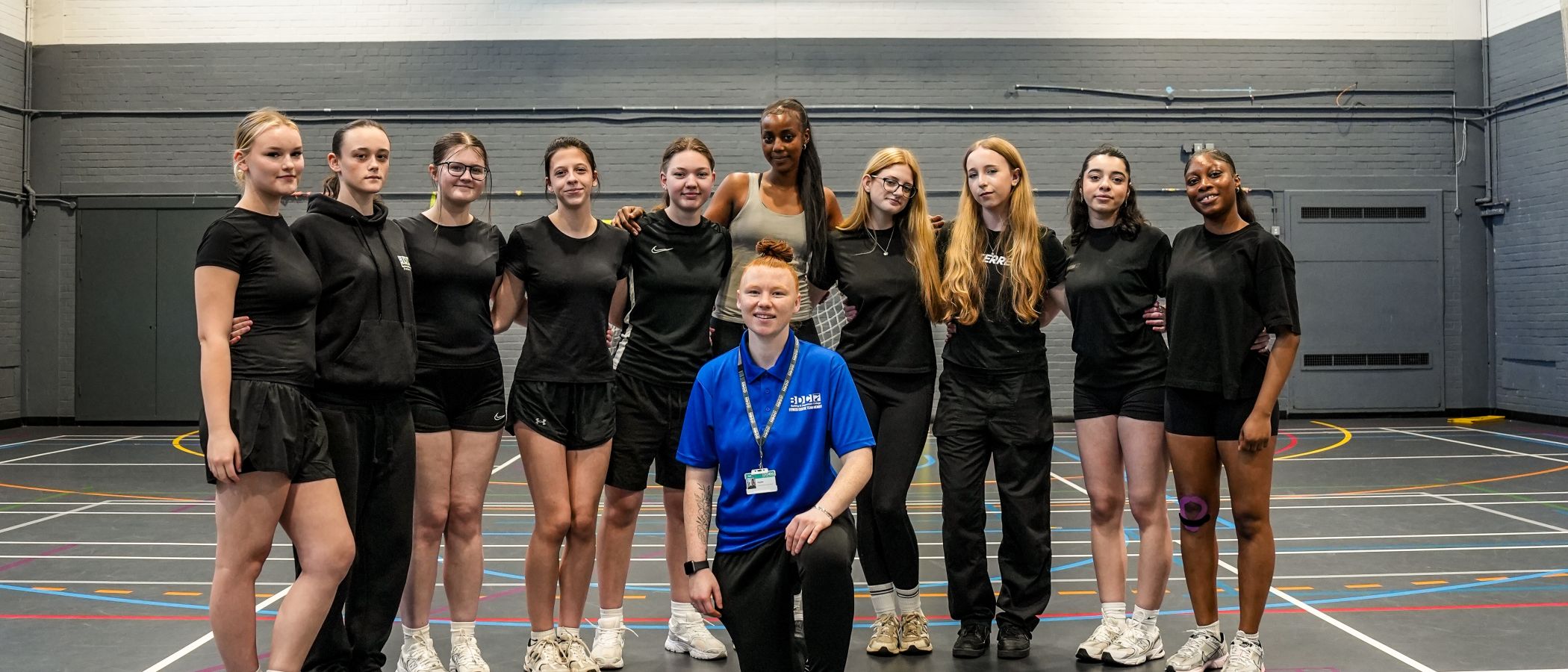 College squad nets first competitive win Team photo