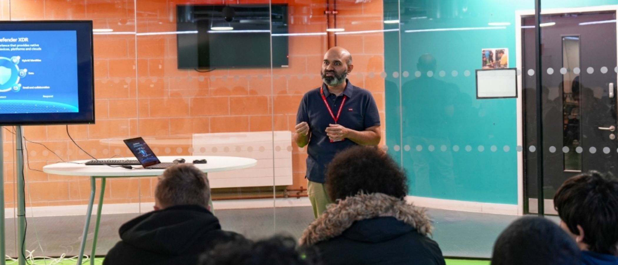 Cyber students get career boosting advice from Microsoft 1 1