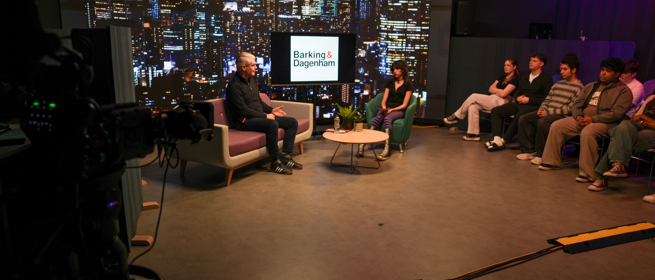 Media students quiz deputy council leader 6