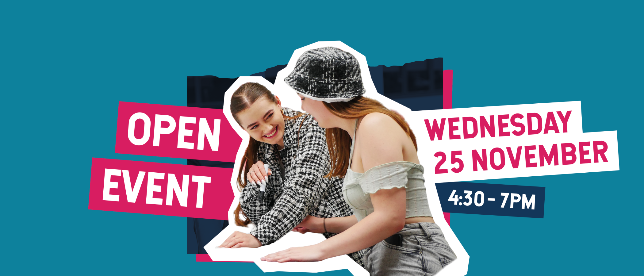 Open event Wednesday 25 November 1