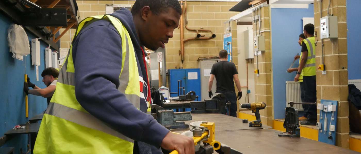 James, Plumbing T Levels — Barking & Dagenham College