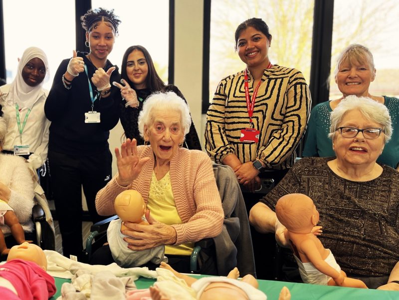 1 Smiles all round health and social care students welcomed 50 local residents from residential care units