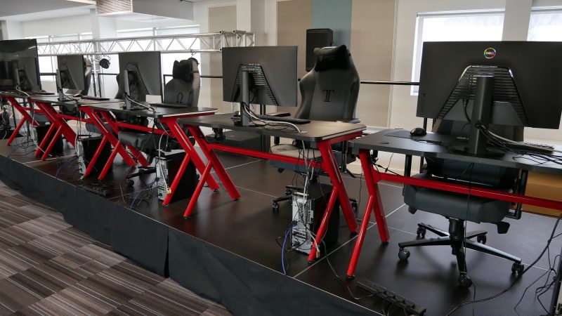 Esports facilities at the East London Institute of Technology at Barking Dagenham College 2
