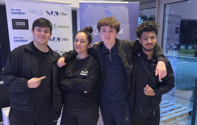 College students helped out at The World Cinema Film Festival in Barking