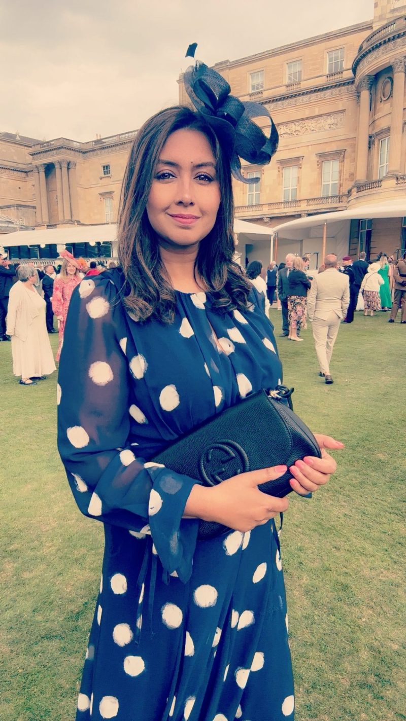 Kings Garden Party invite for local tutor Kiran Bhangal