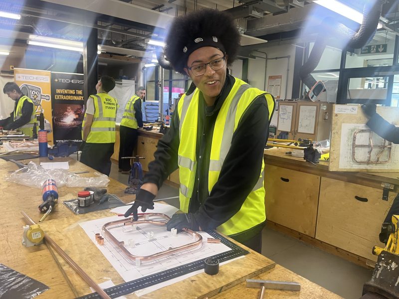 Talha Ramouche level 3 plumbing 17 Romford Winner of Plumbing Competition 2