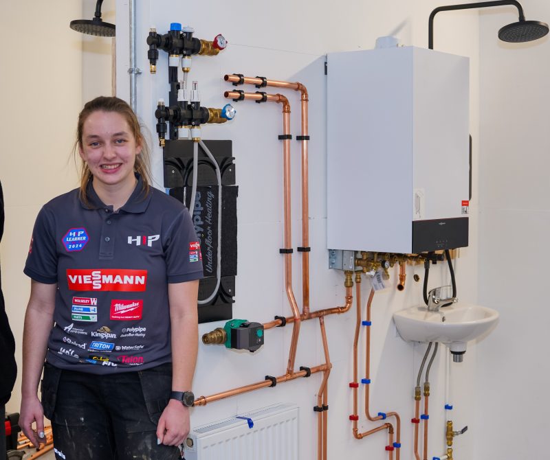 Barking Dagenham College plumbing apprentice Daisy Turner has been crowned South East winner in a competition4 crop