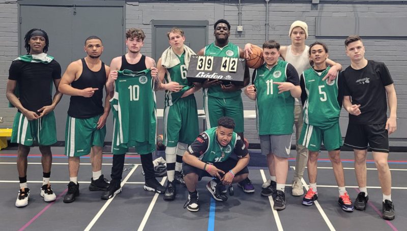 Barking Dagenham College took part in a friendly basketball tournament against Newham College and won