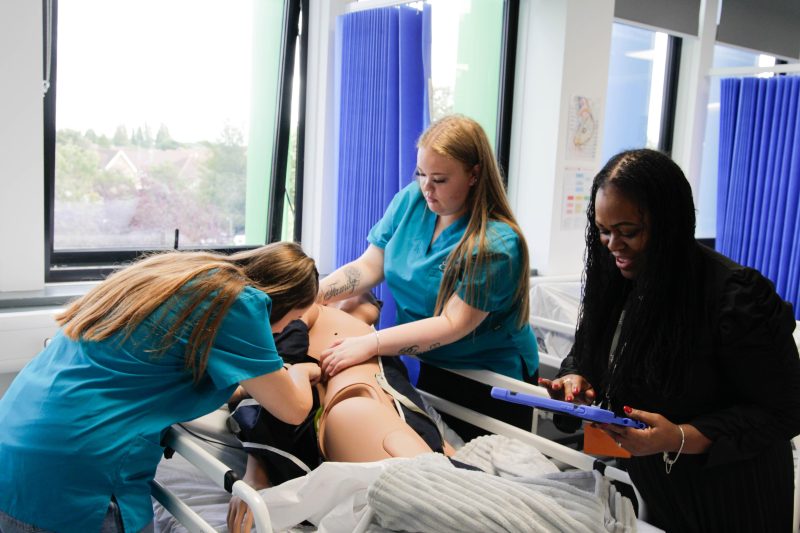 Barking Dagenham Colleges remarkable new health suite is home to three patients 1
