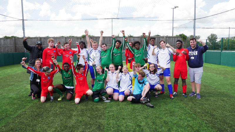 Barking Dagenham Colleges young people with special educational needs and disabilities SEND football team has secured a place in national finals