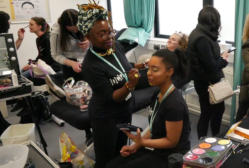 Beauty Therapy Hair and Media Makeup students participated in competitions and showcases