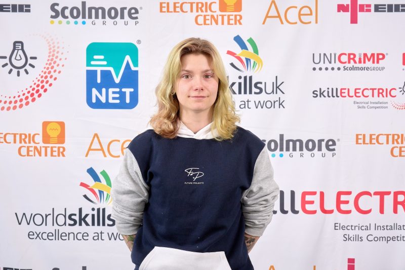 Callista Littlechild Jones Harrow College and Uxbridge College took part in Skill ELECTRIC at Barking Dagenham College