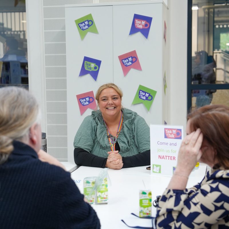 College breaks mental health stigma College hosted a tea and talk session