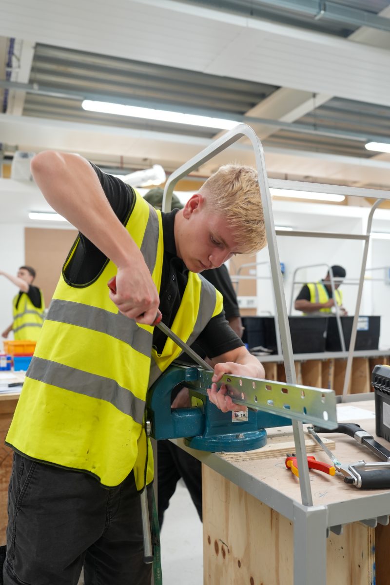 James Warrilow one of the electrical winners