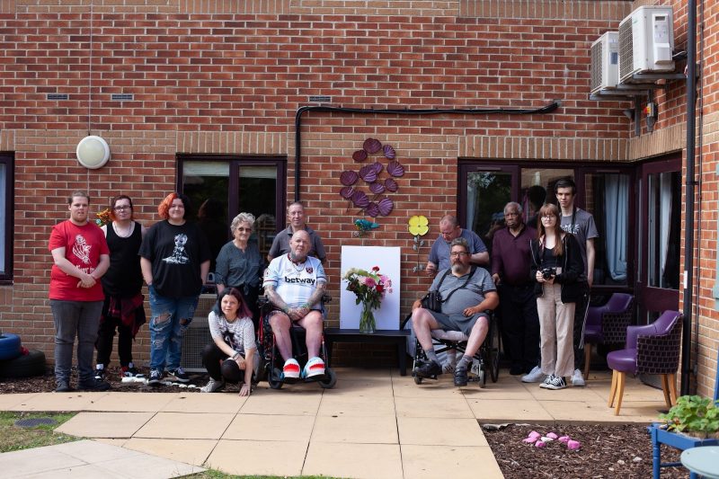 Photography students from Barking Dagenham College held a photography workshop for Park View Care Home residents