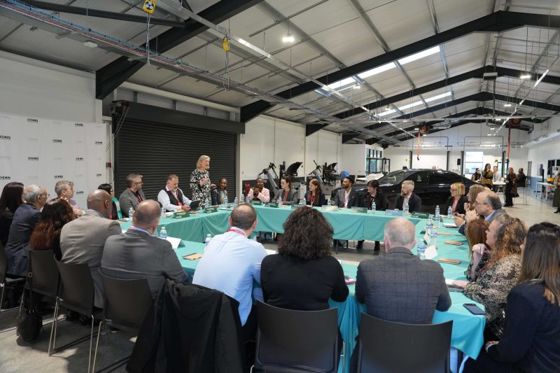 Roundtable discussion with college leaders World Skills UK representatives NCFE and key employer partners 4