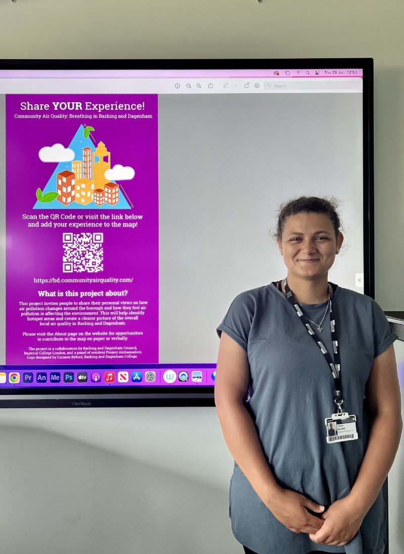 Student designed logo appears across borough Carmen Byford