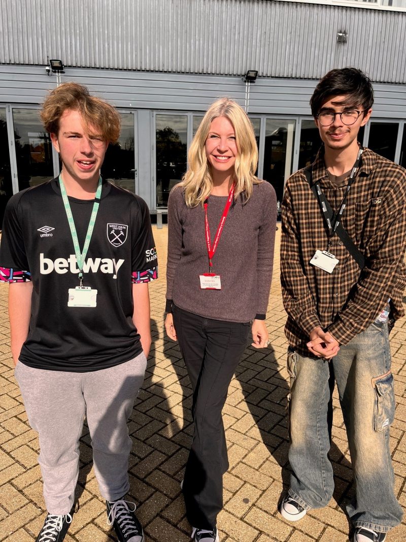 Students at Barking Dagenham College got the chance to hear from Hollywood filmmaker Kristin Ellingson who co wrote the 90s cult classic film Hackers 3