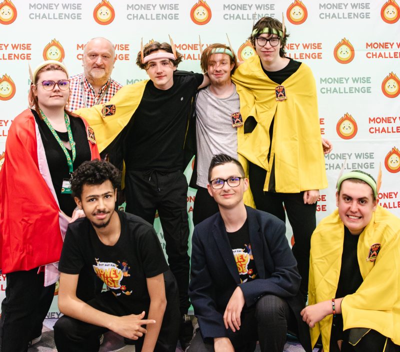 Students from Barking Dagenham College helped 700 school children in the Money Wise Challenge a giant e Gaming competition