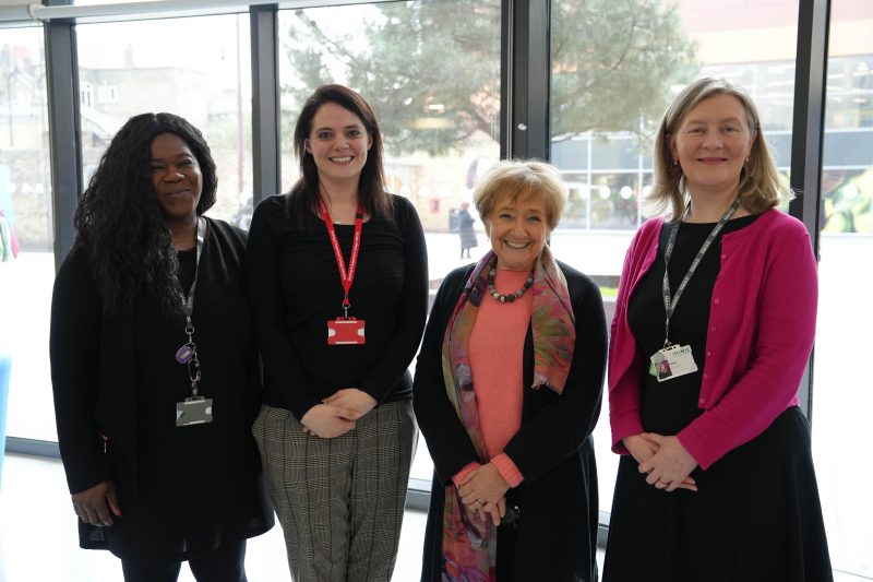 The Rt Hon Dame Margaret Hodge joined students at Barking Dagenham College for a special lesson 3