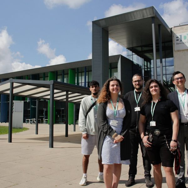 BTEC students celebrate their results at Barking Dagenham College 2