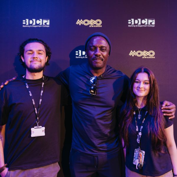 Shannon Broder Film and media student asked Idris Elba questions in a QA session