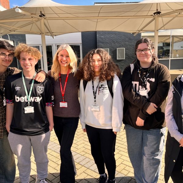 Students at Barking Dagenham College got the chance to hear from Hollywood filmmaker Kristin Ellingson who co wrote the 90s cult classic film Hackers 2
