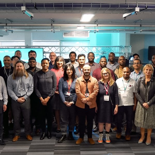 The ‘graduates’ of a Department for Education (DfE) In Work Skills Pilot run at The East London Institute of Technology with the various partners who ran the courses