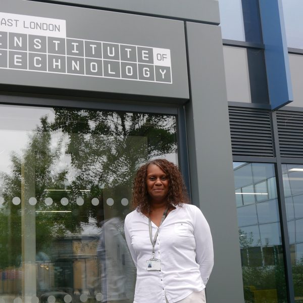 Yvonne Kelly Principal and CEO East London Institute of Technology outside med res