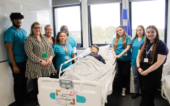 Barking Dagenham Colleges remarkable new health suite is home to three patients 6