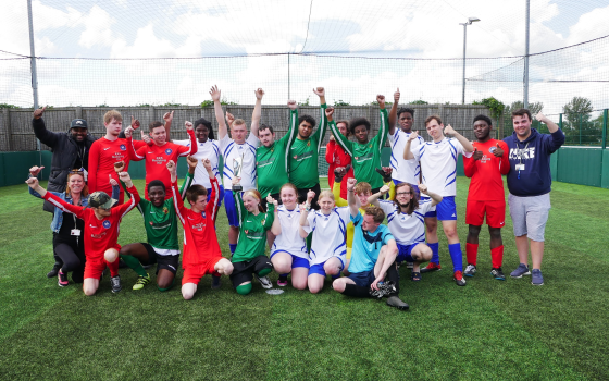 Barking Dagenham Colleges young people with special educational needs and disabilities SEND football team has secured a place in national finals