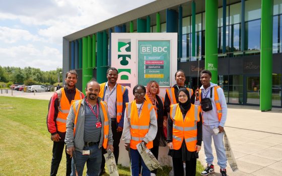 Barking and Dagenham College students joined forces with the local council for a Community Clean Up Day 1