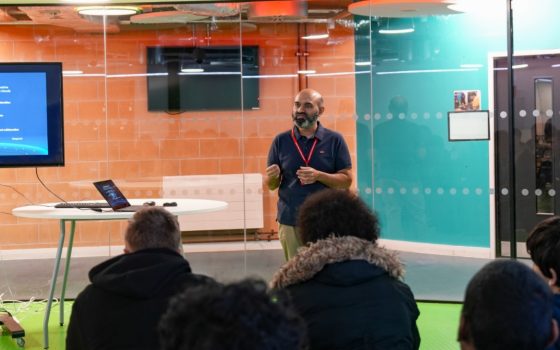 Cyber students get career boosting advice from Microsoft 1 1