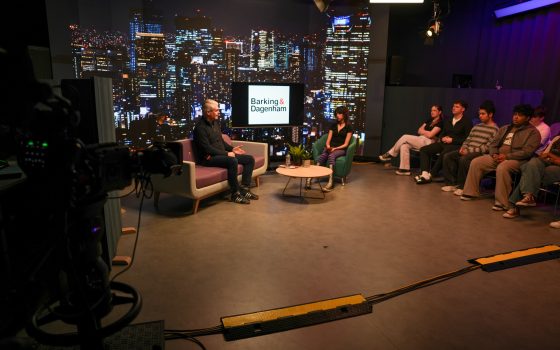 Media students quiz deputy council leader 6