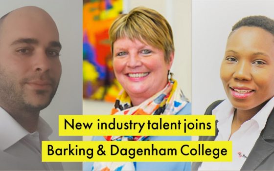 New executive team members at Barking Dagenham College