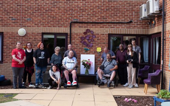 Photography students from Barking Dagenham College held a photography workshop for Park View Care Home residents