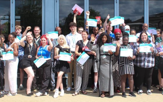 Students from Barking Dagenham College were given trophies at the Learner of The Year Awards