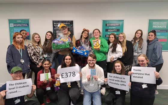 Students raise money for Children in need