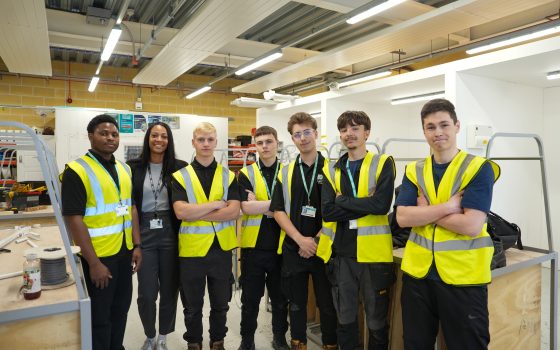 The electrical competition winners
