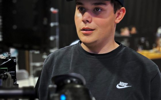 Cropped Media student Samuel Hills got the chance to take what he is studying onto a real life film set 2