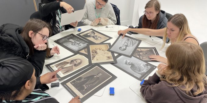 Photography students curated a pop up archive of 19th century photographs 1