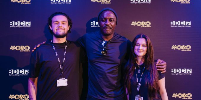 Shannon Broder Film and media student asked Idris Elba questions in a QA session